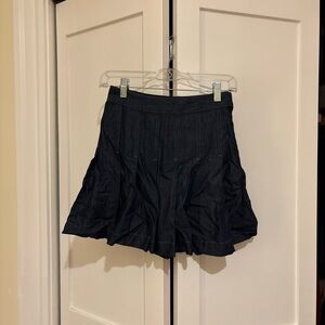 Aritzia/Babaton Dark Denim Flared Skirt